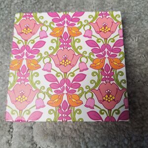 Vera Bradley Petite Photo Duo Frame Lilli Bell (2) 2.75" Square Photo cute NWOT